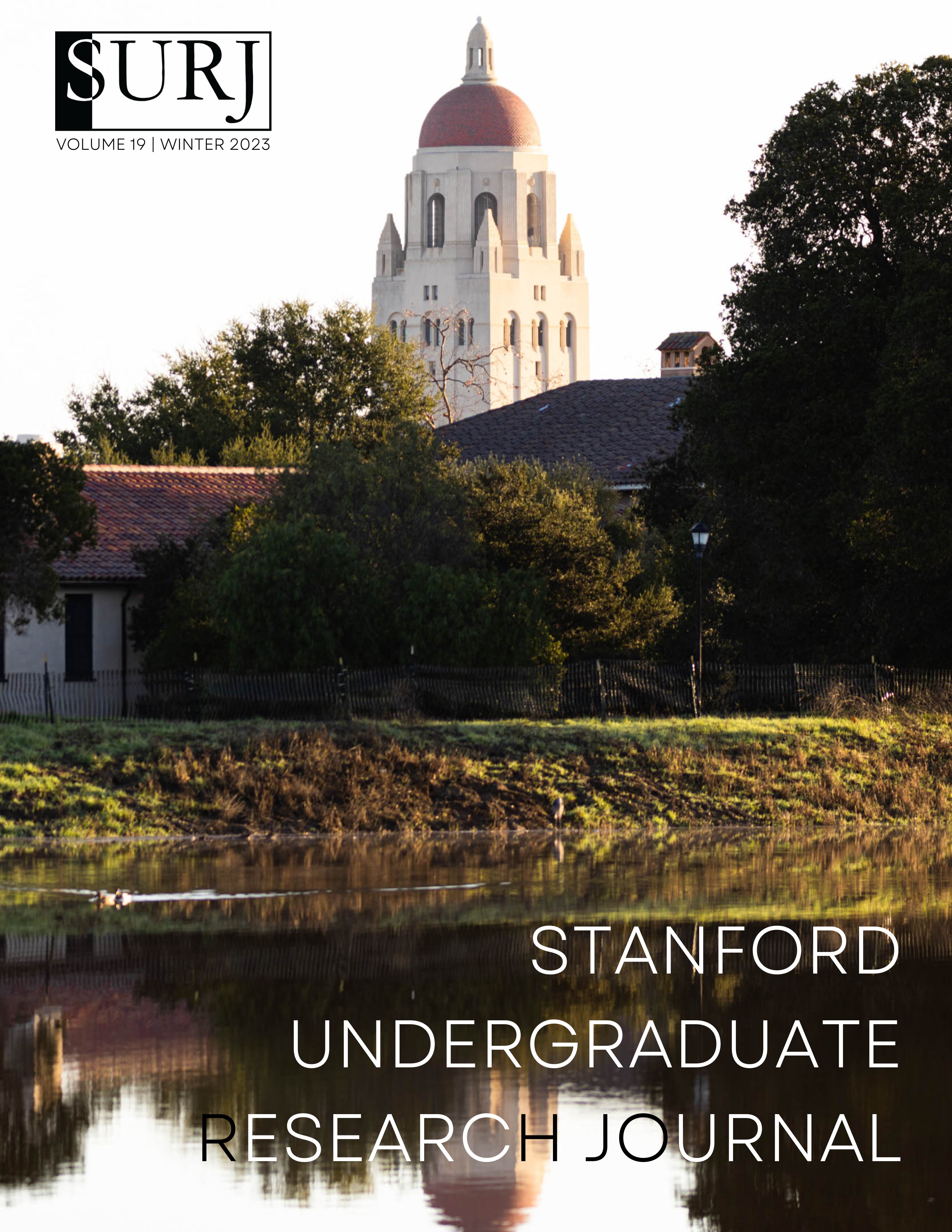 Cover for the Stanford Undergraduate Research Journal
