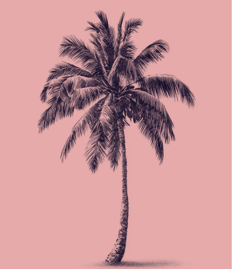 Stanford Palm Tree Duo Tone Red